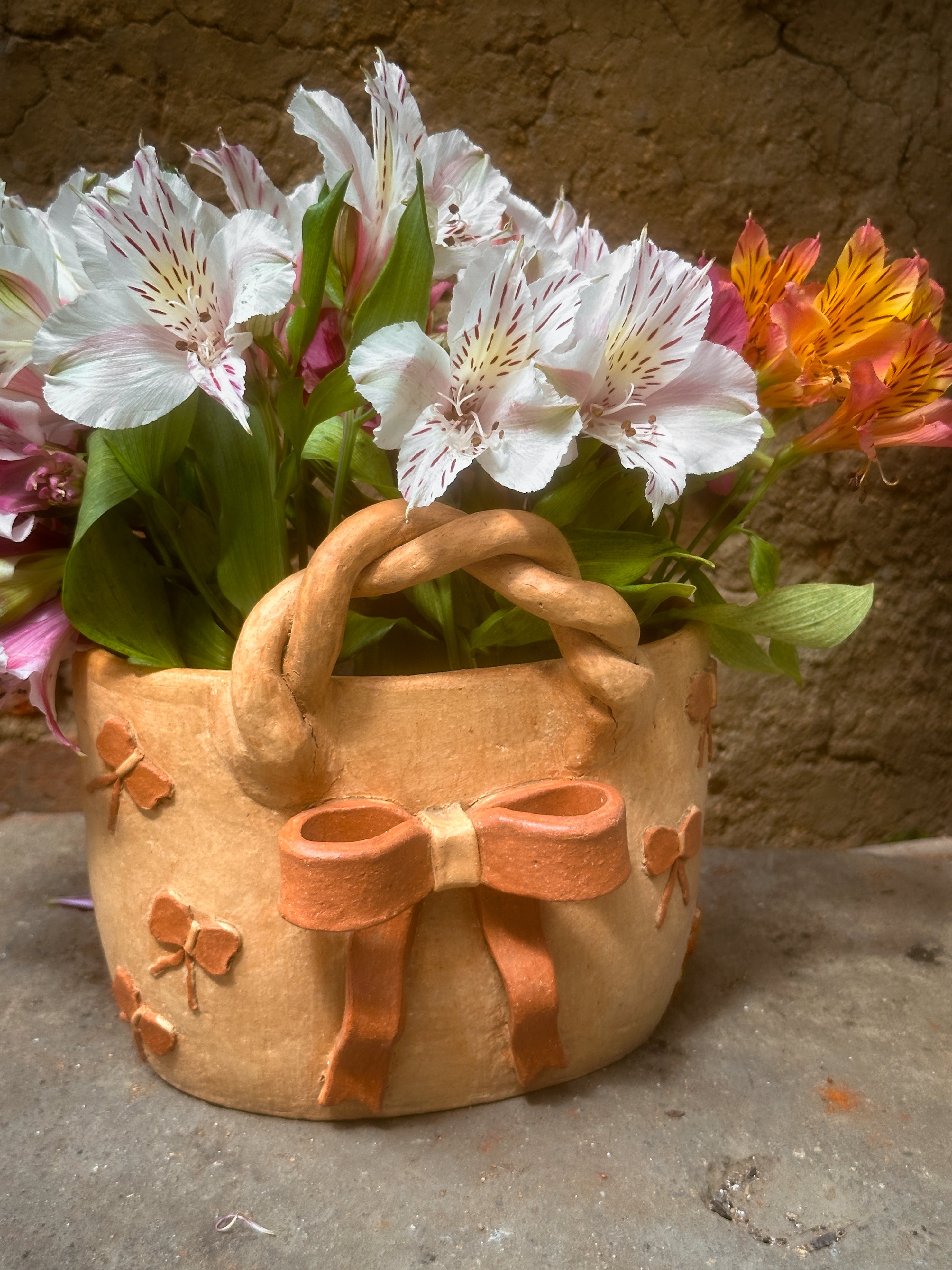 Mercado Bag Flower Vase