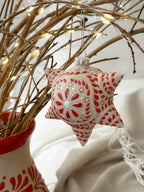 Adorno navideño rojo "Piñata Mexicana"