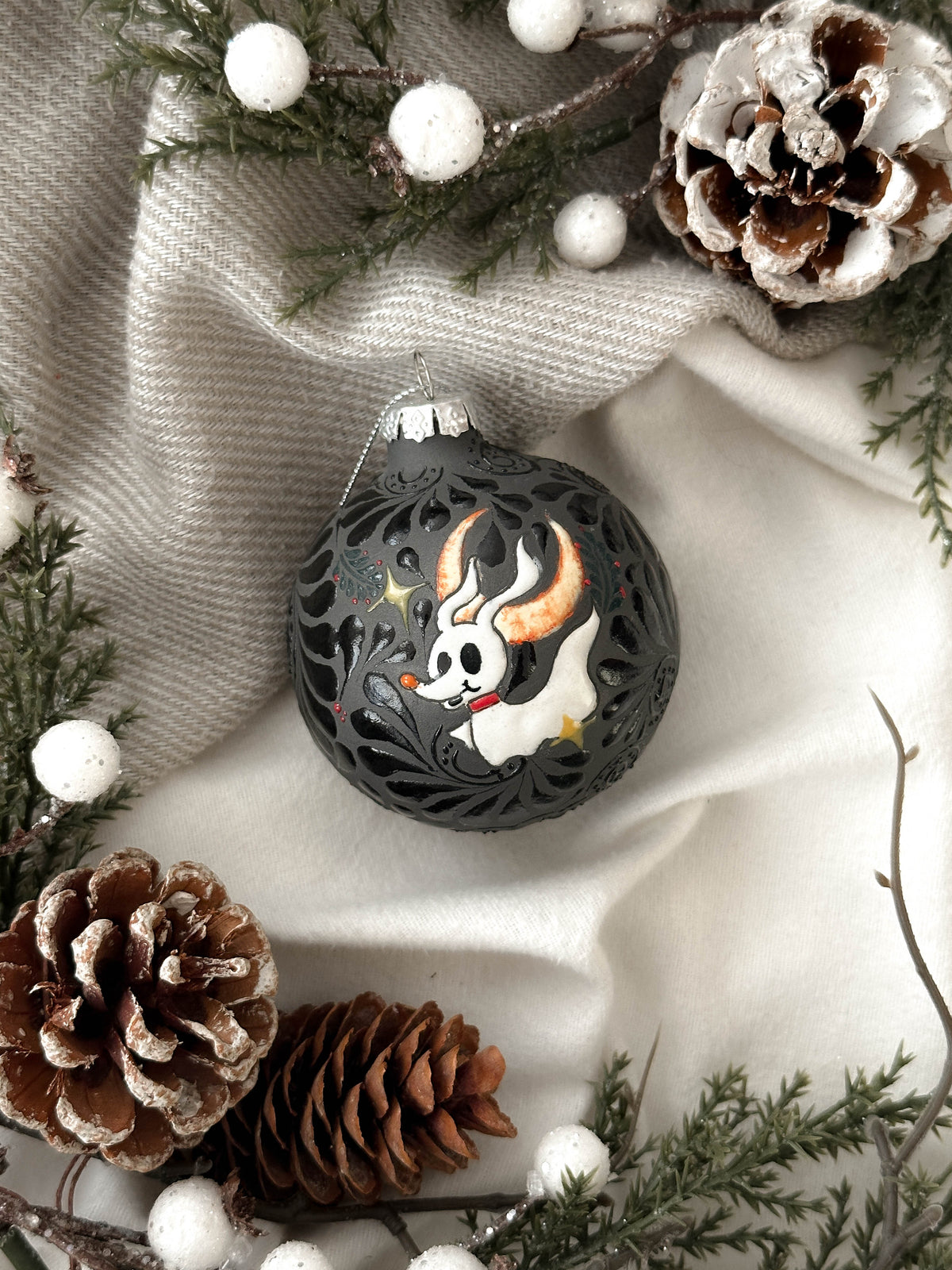 PRE-ORDER "Ghost Dog" Christmas Ornament (SHIP STARTING DEC 5)