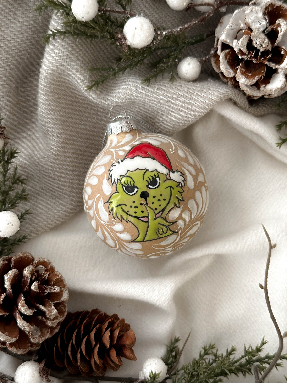 PRE-ORDER "Grinch" Christmas Ornament (SHIP STARTING DEC 5)