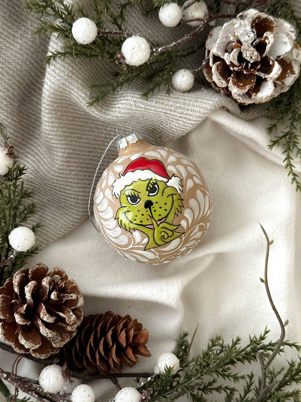PRE-ORDER "Grinch" Christmas Ornament (SHIP STARTING DEC 5)