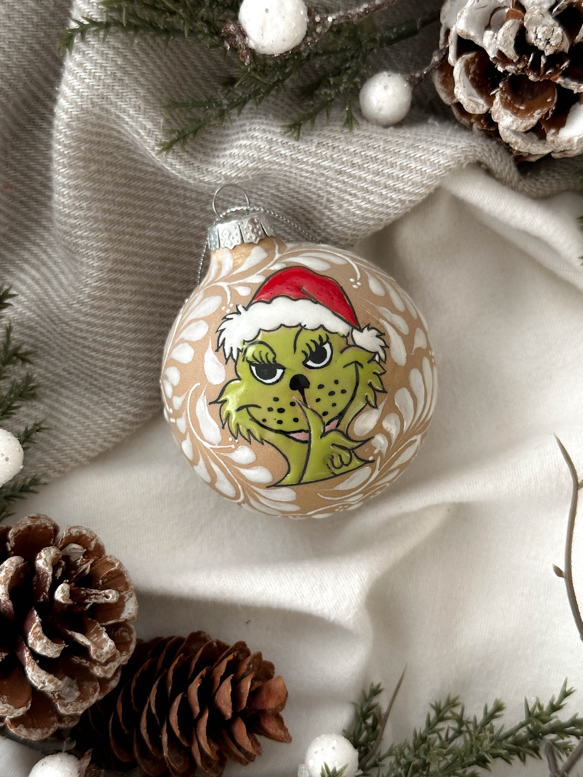 PRE-ORDER "Grinch" Christmas Ornament (SHIP STARTING DEC 5)