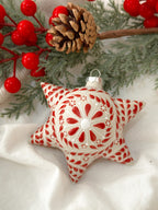 Adorno navideño rojo "Piñata Mexicana"