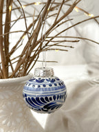 Adorno navideño azul "Talavera"