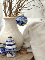 Adorno navideño azul "Talavera"