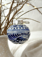 Adorno navideño azul "Talavera"