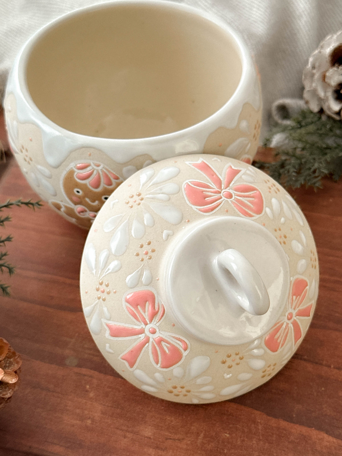 PRE-ORDER Christmas Ginger Ornament Bowl (SHIP STARTING DEC 5)