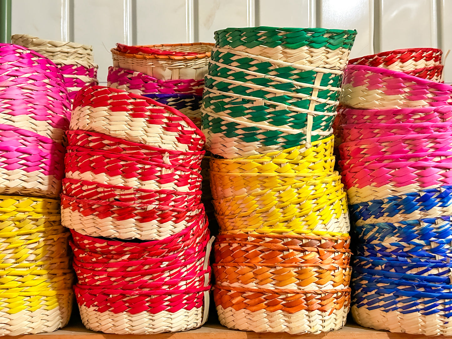 Traditional Mexican Tortilla Basket | Candy centerpieces