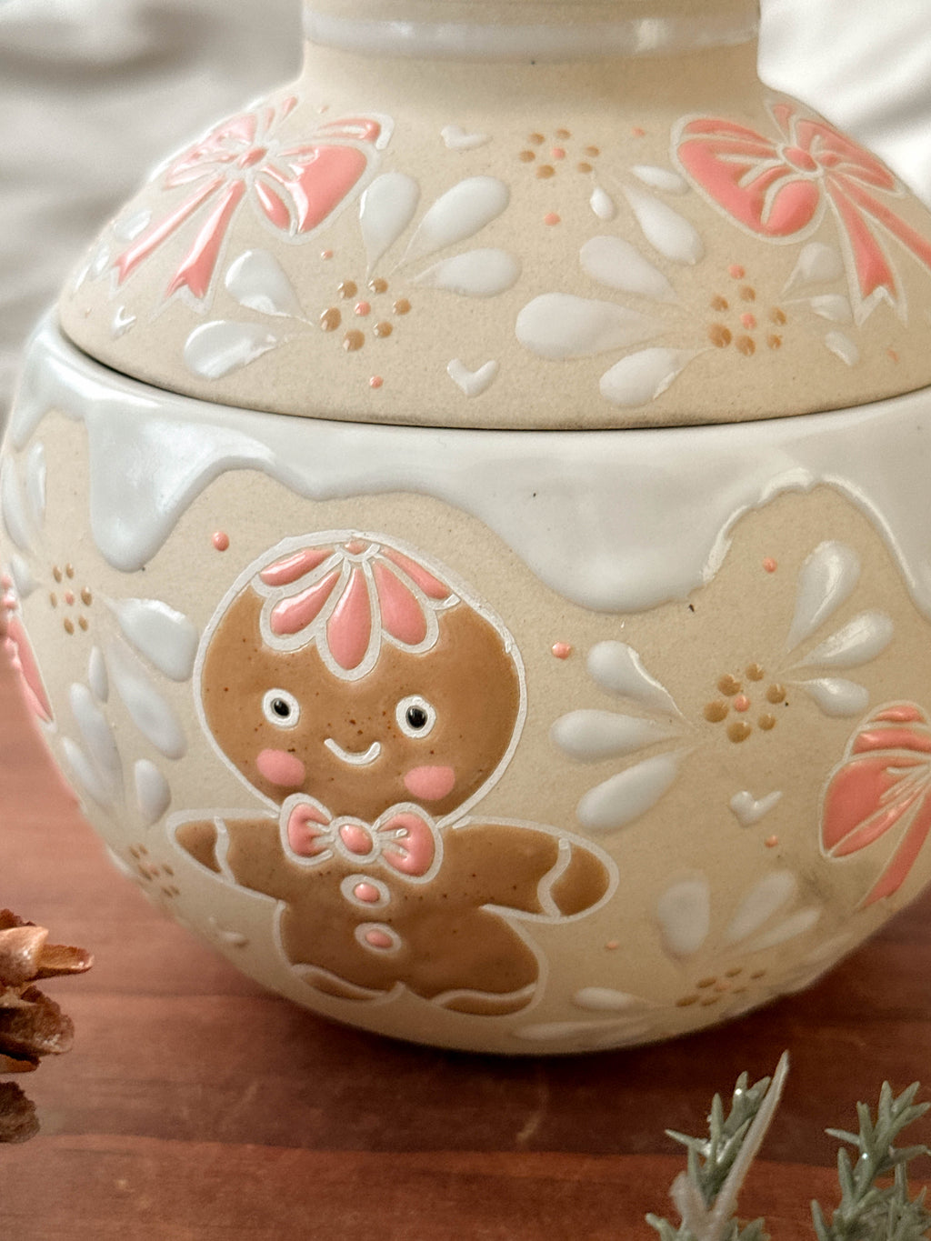 PRE-ORDER Christmas Ginger Ornament Bowl (SHIP STARTING DEC 5)