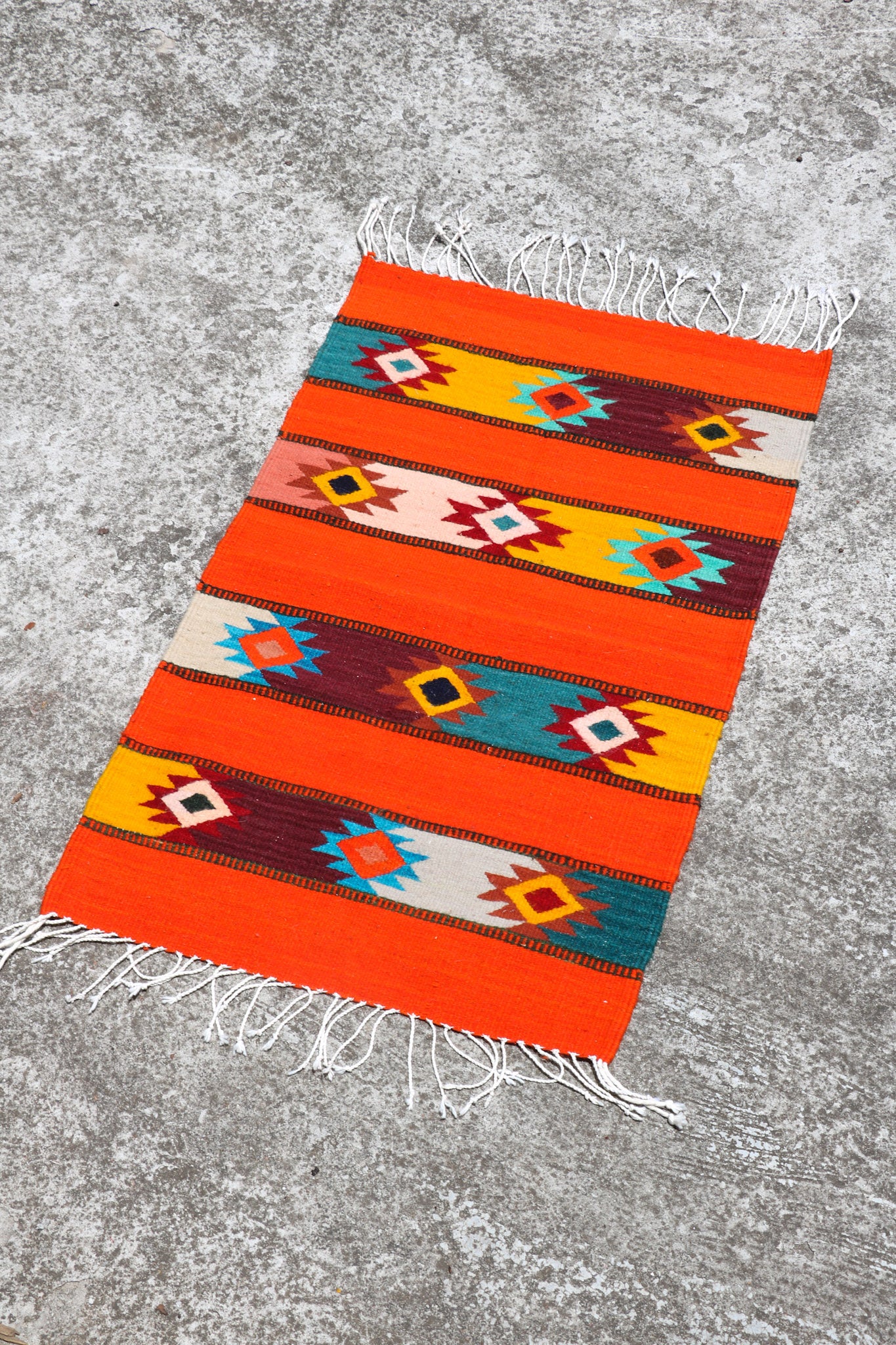 Zapotec Oaxacan Wool Rug – CasaPazMx