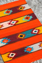 Alfombra de lana zapoteca oaxaqueña