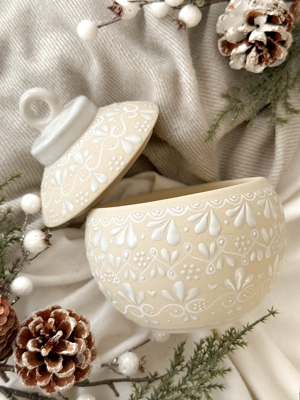 PRE-ORDER Christmas Ornament Bowl (SHIP STARTING DEC 5)