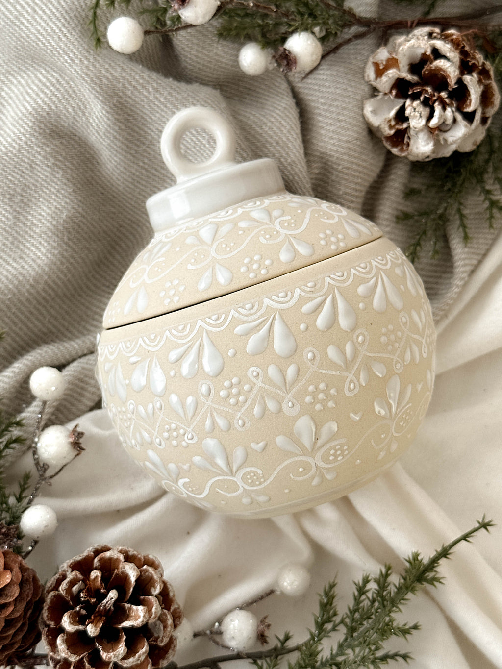 PRE-ORDER Christmas Ornament Bowl (SHIP STARTING DEC 5)