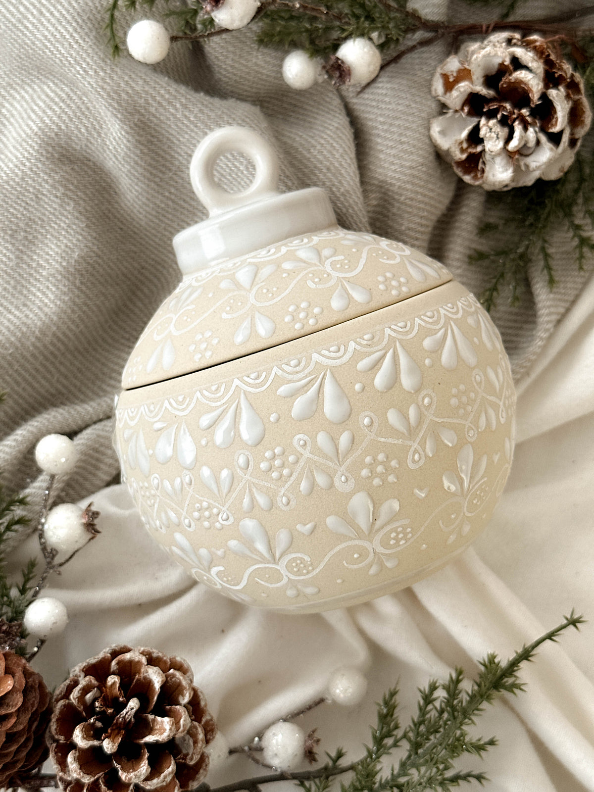PRE-ORDER Christmas Ornament Bowl (SHIP STARTING DEC 5)