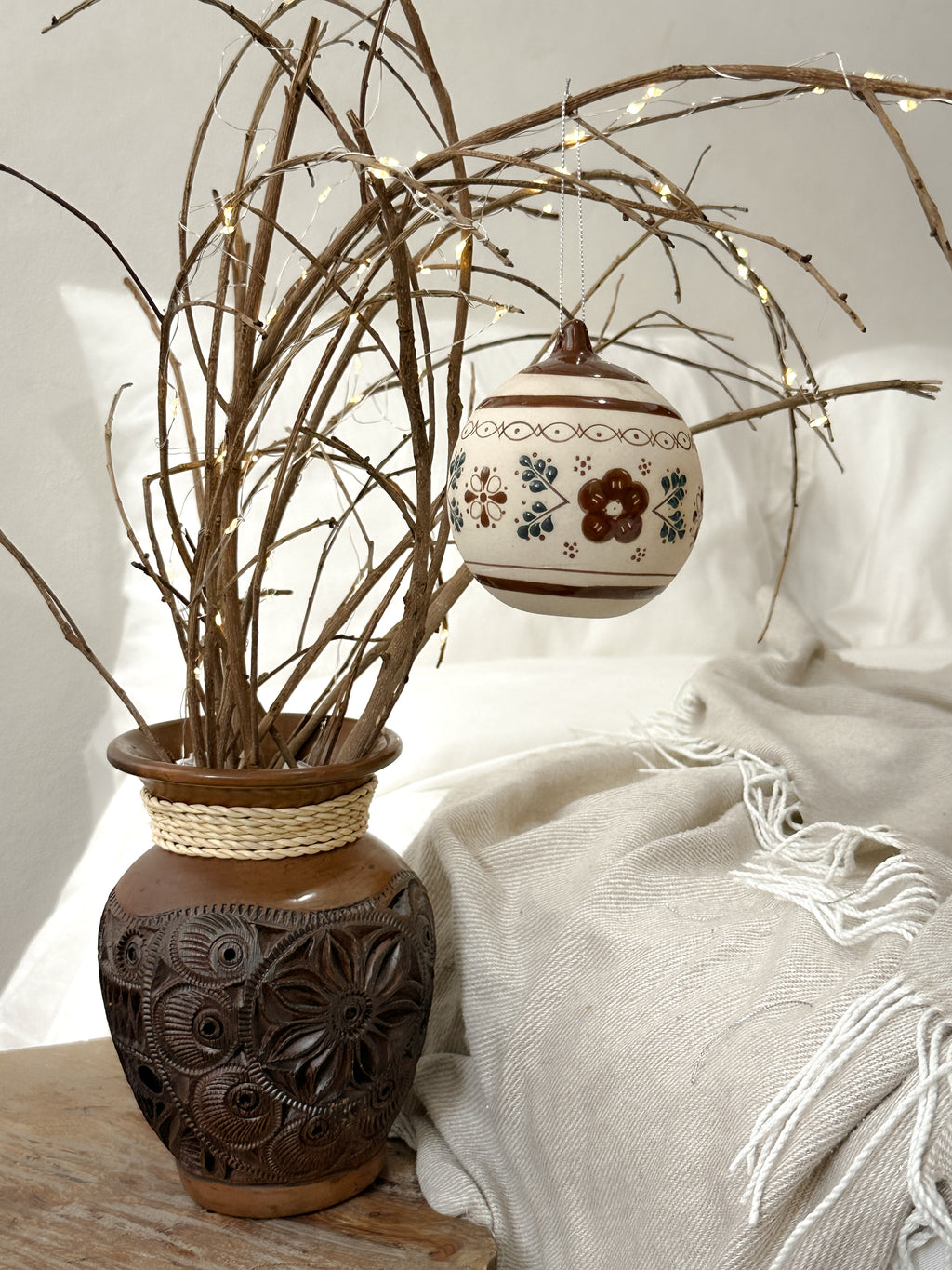 Adorno Navideño Marrón "Casa de la Abuela"