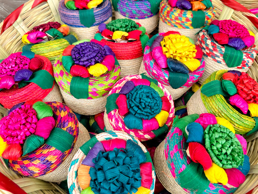 Colorful Handwoven Mini Baskets