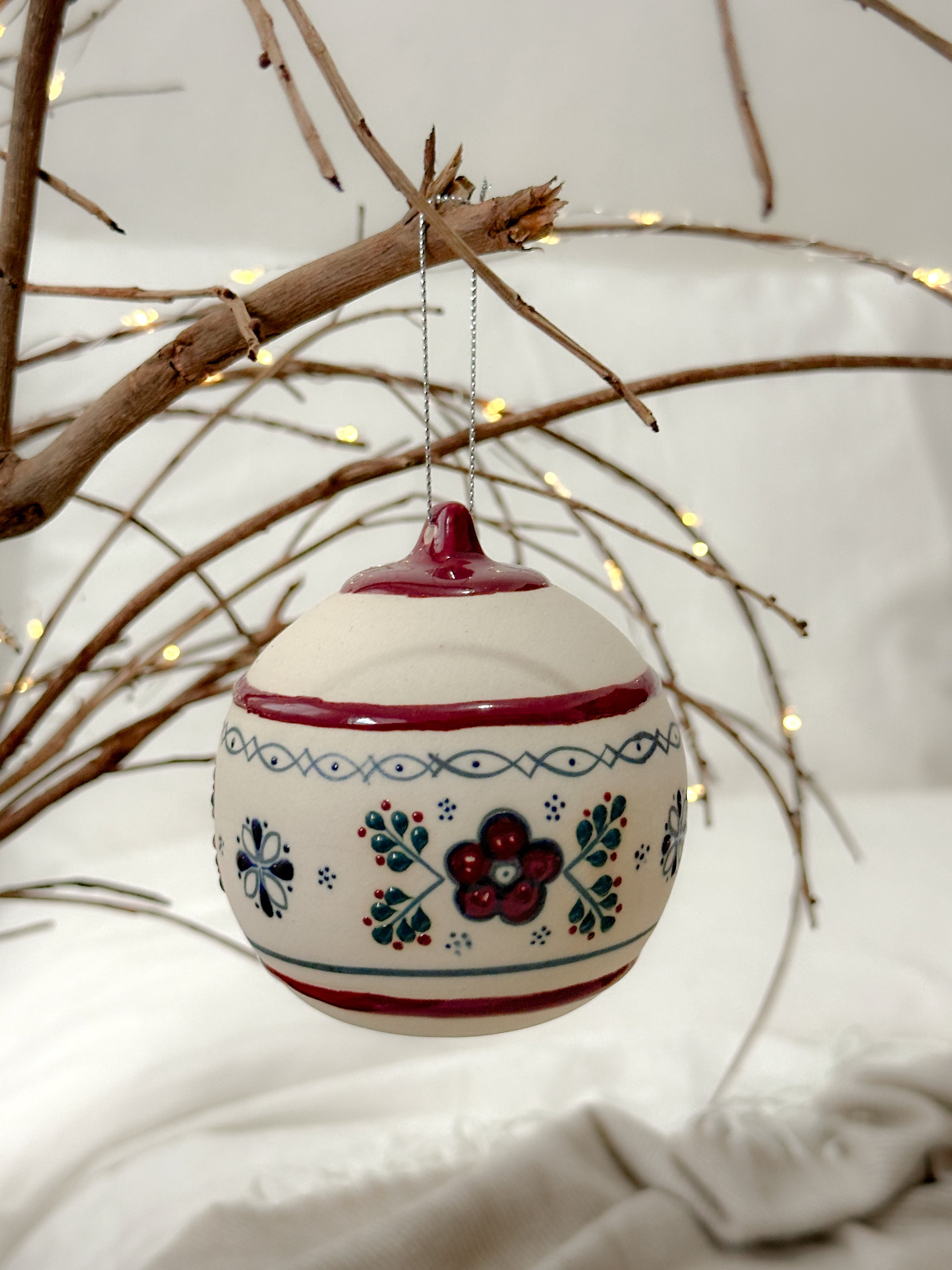 Adorno Navideño Vino Tinto "Casa de la Abuela"