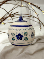 Adorno Navideño Azul "Casa de la Abuela"