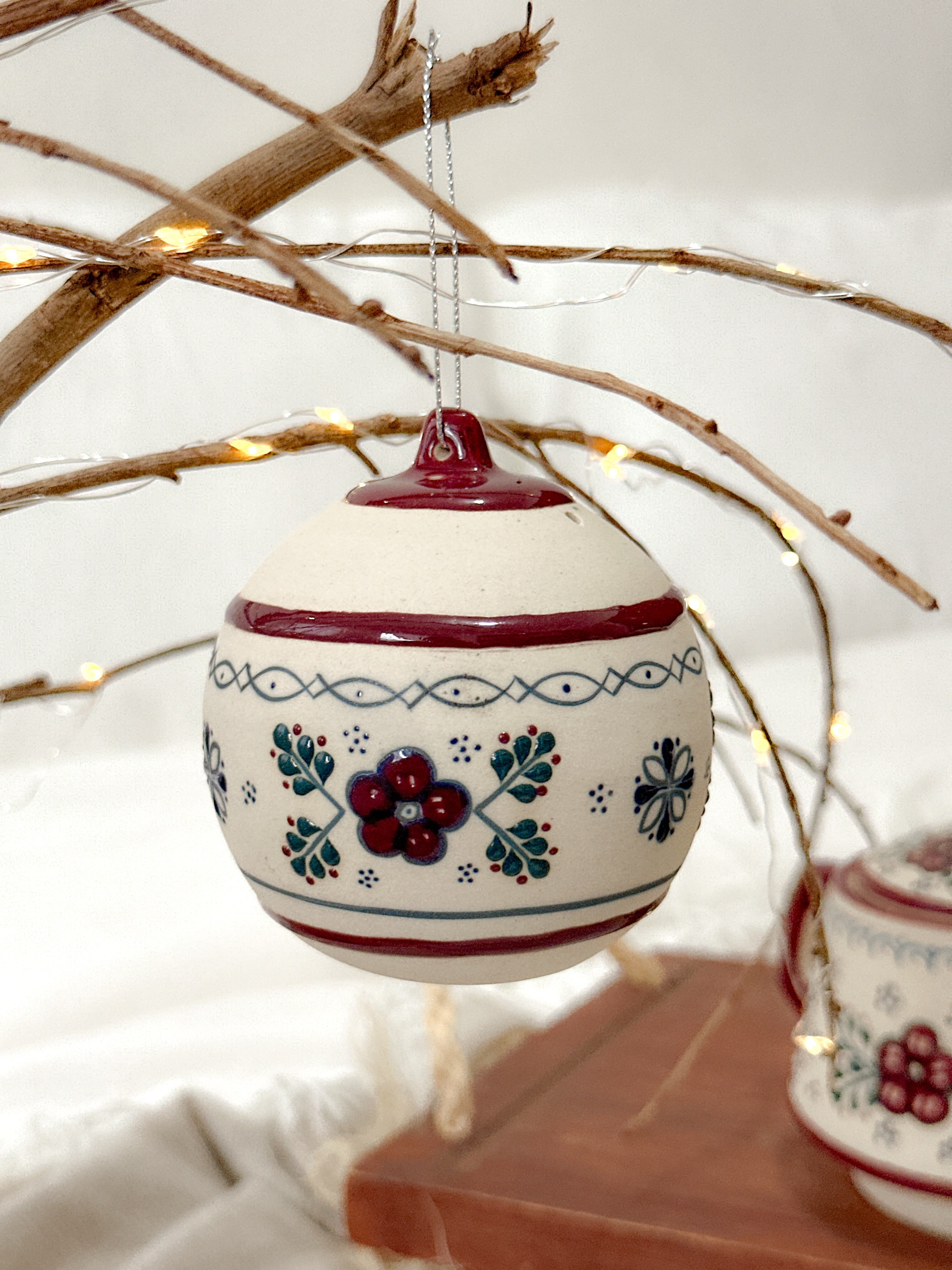 Adorno Navideño Vino Tinto "Casa de la Abuela"