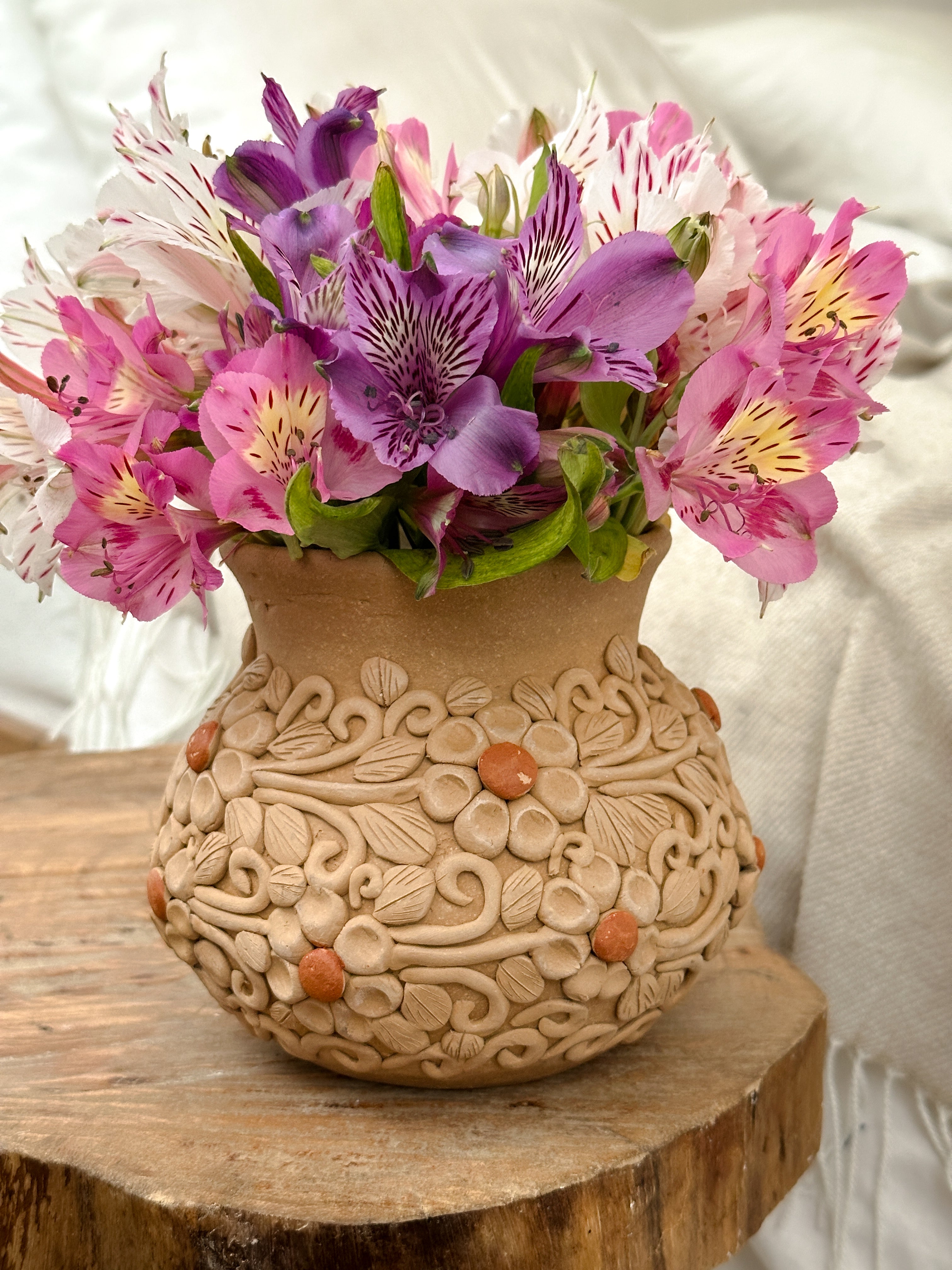 Atzompa Decorative Flower Vase
