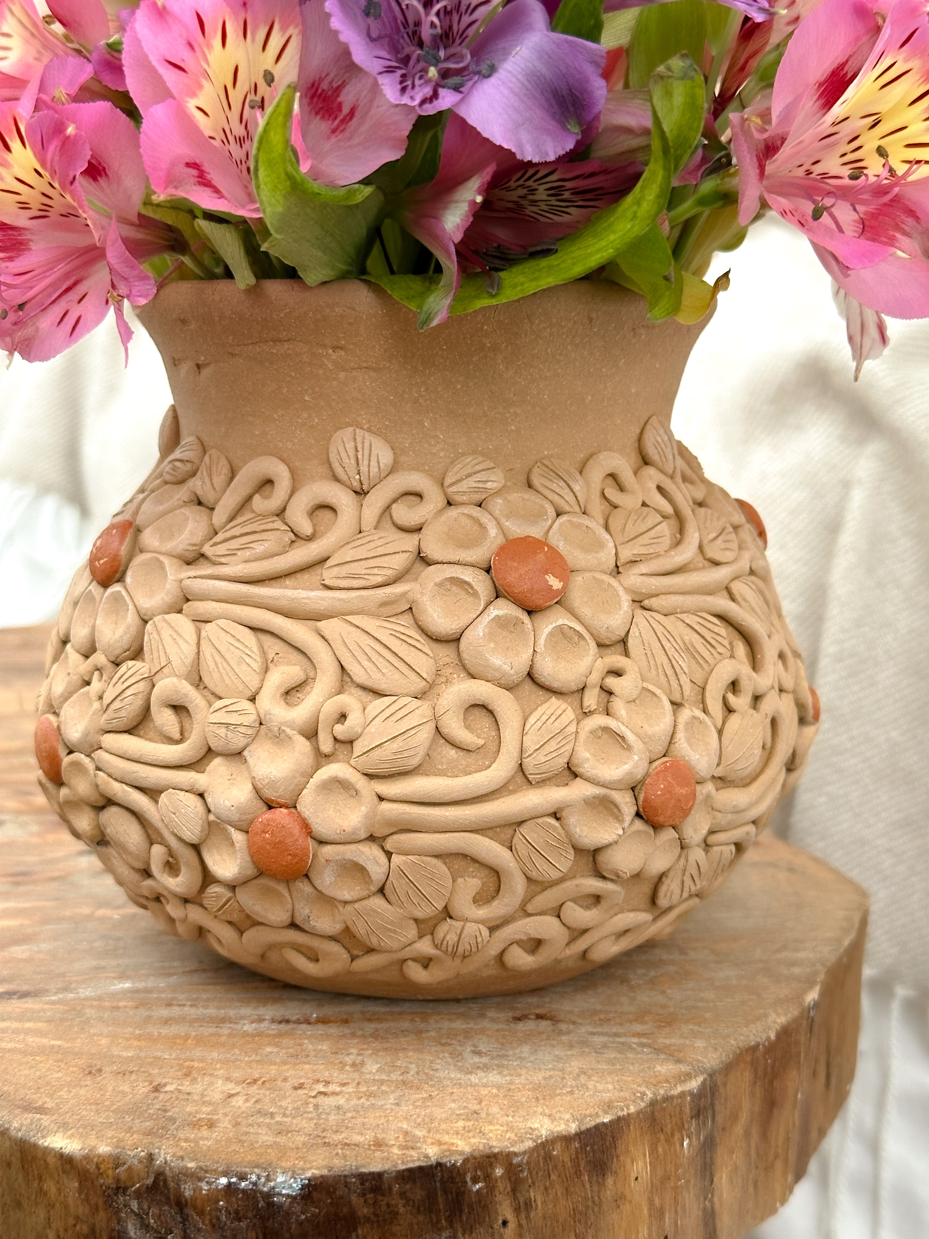 Atzompa Decorative Flower Vase