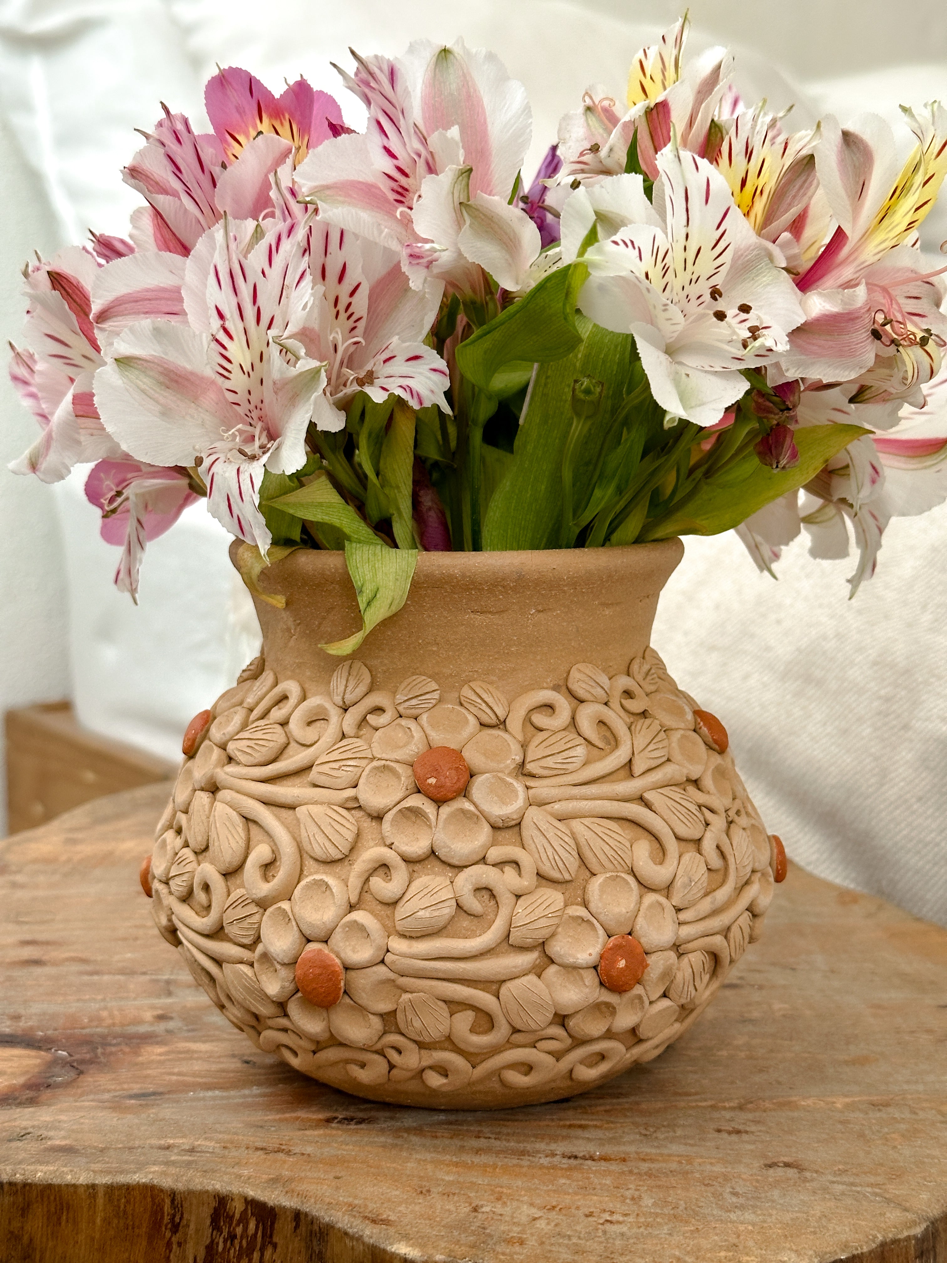 Atzompa Decorative Flower Vase