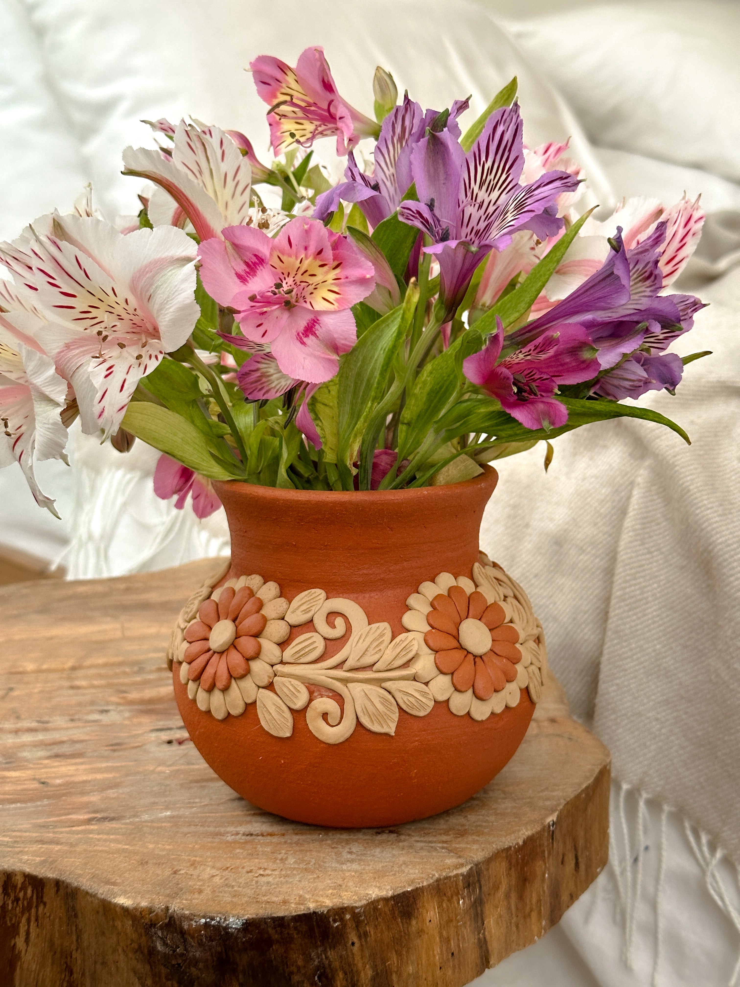 Atzompa Decorative Flower Vase