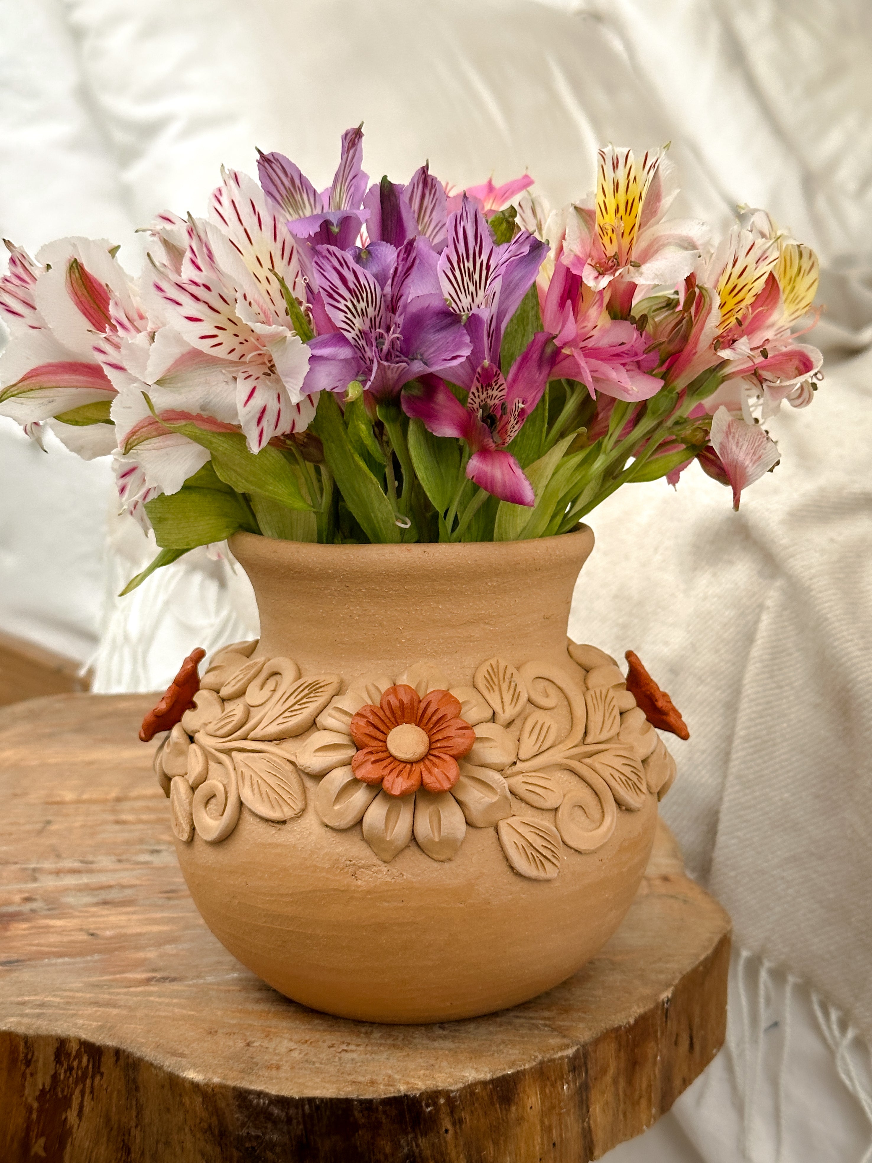 Atzompa Decorative Flower Vase