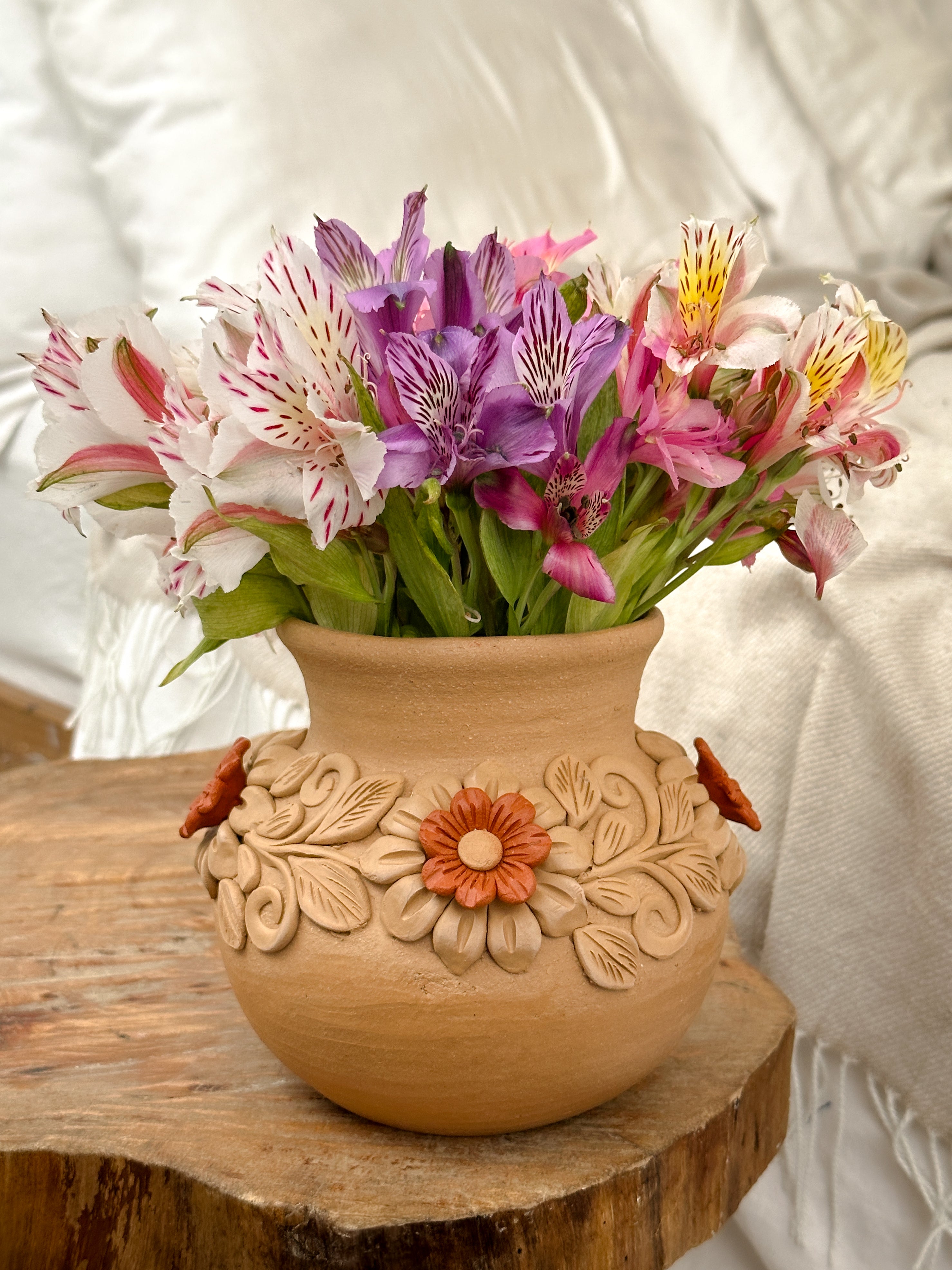 Atzompa Decorative Flower Vase