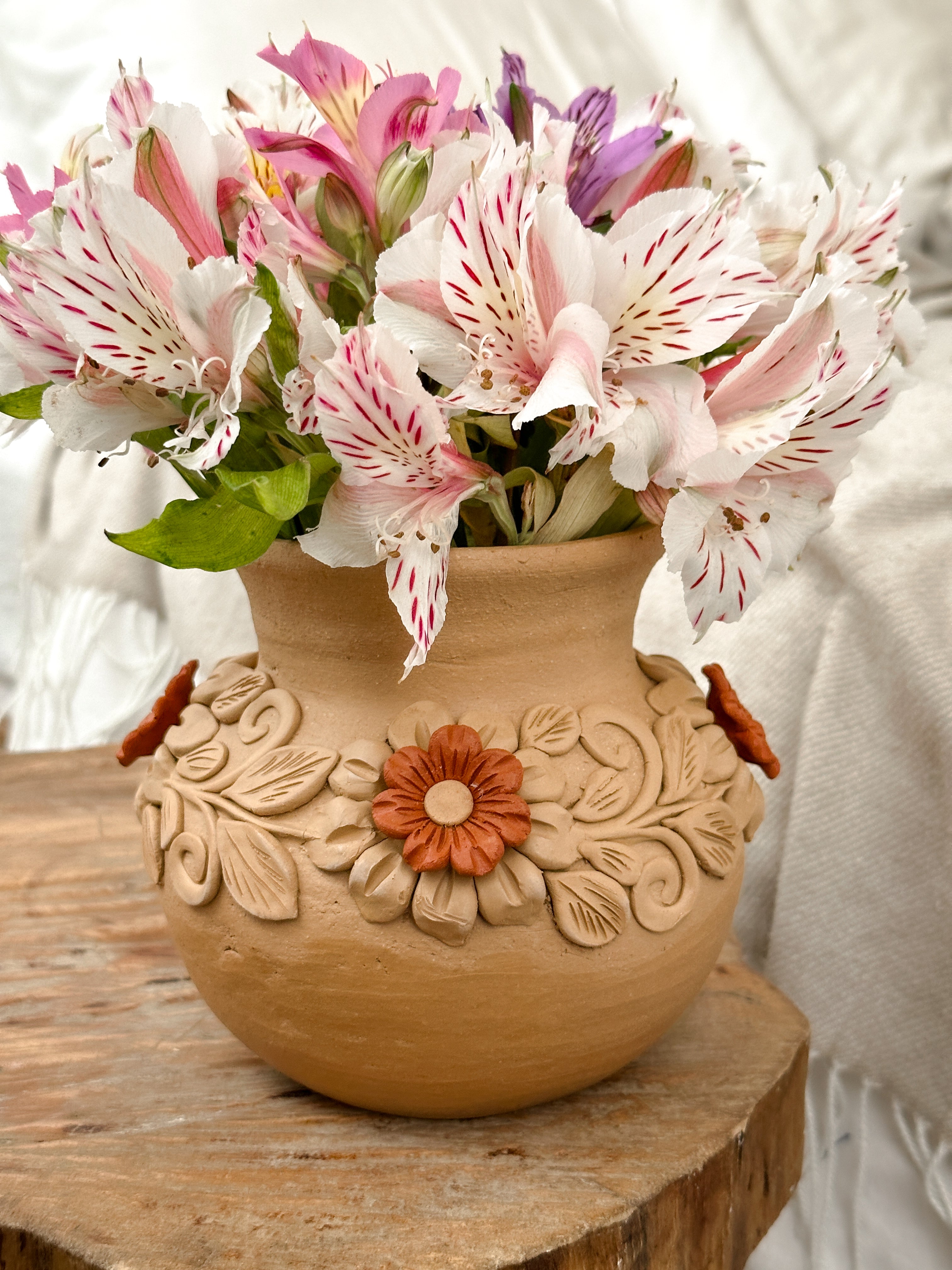 Atzompa Decorative Flower Vase
