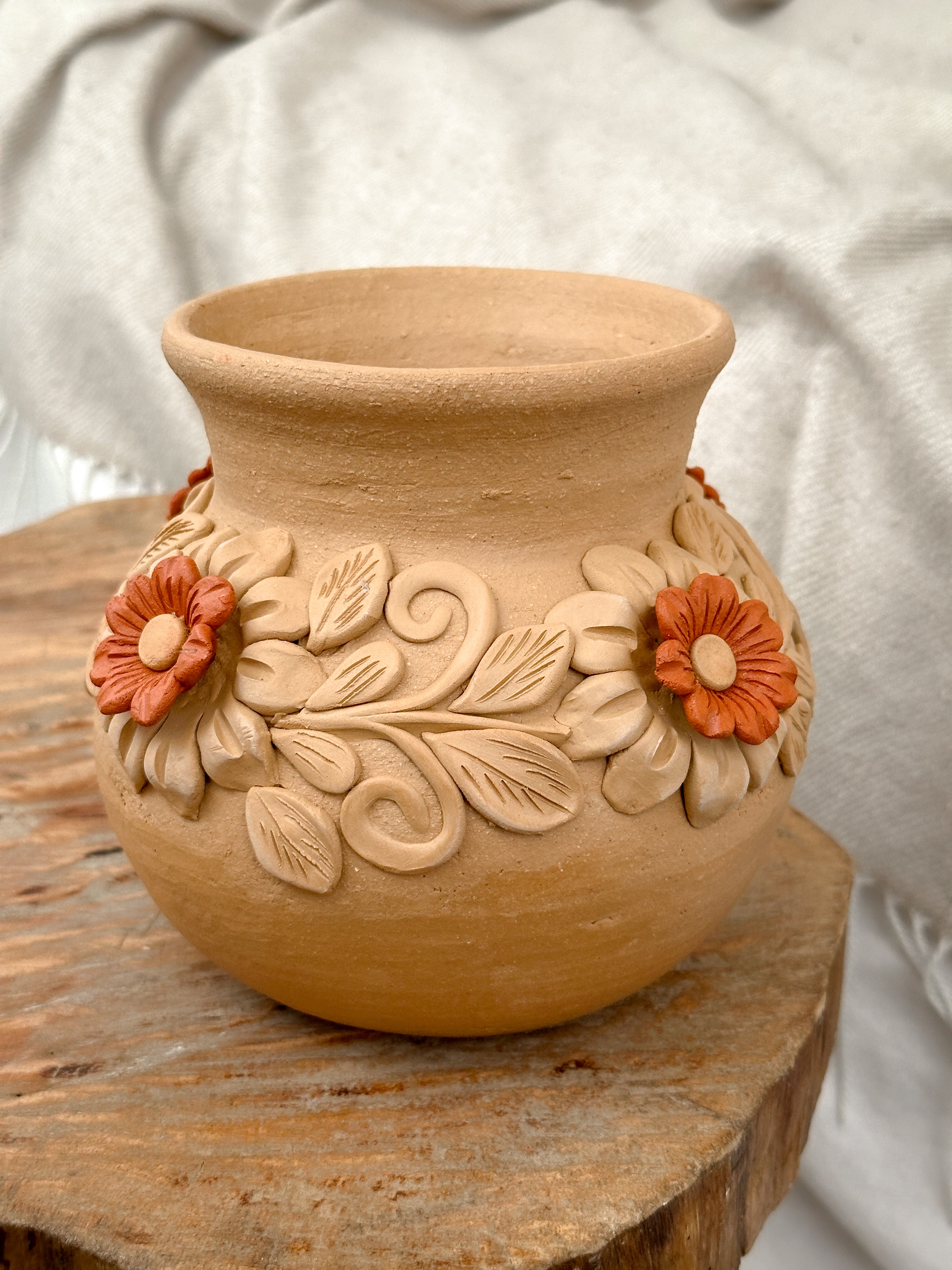 Atzompa Decorative Flower Vase