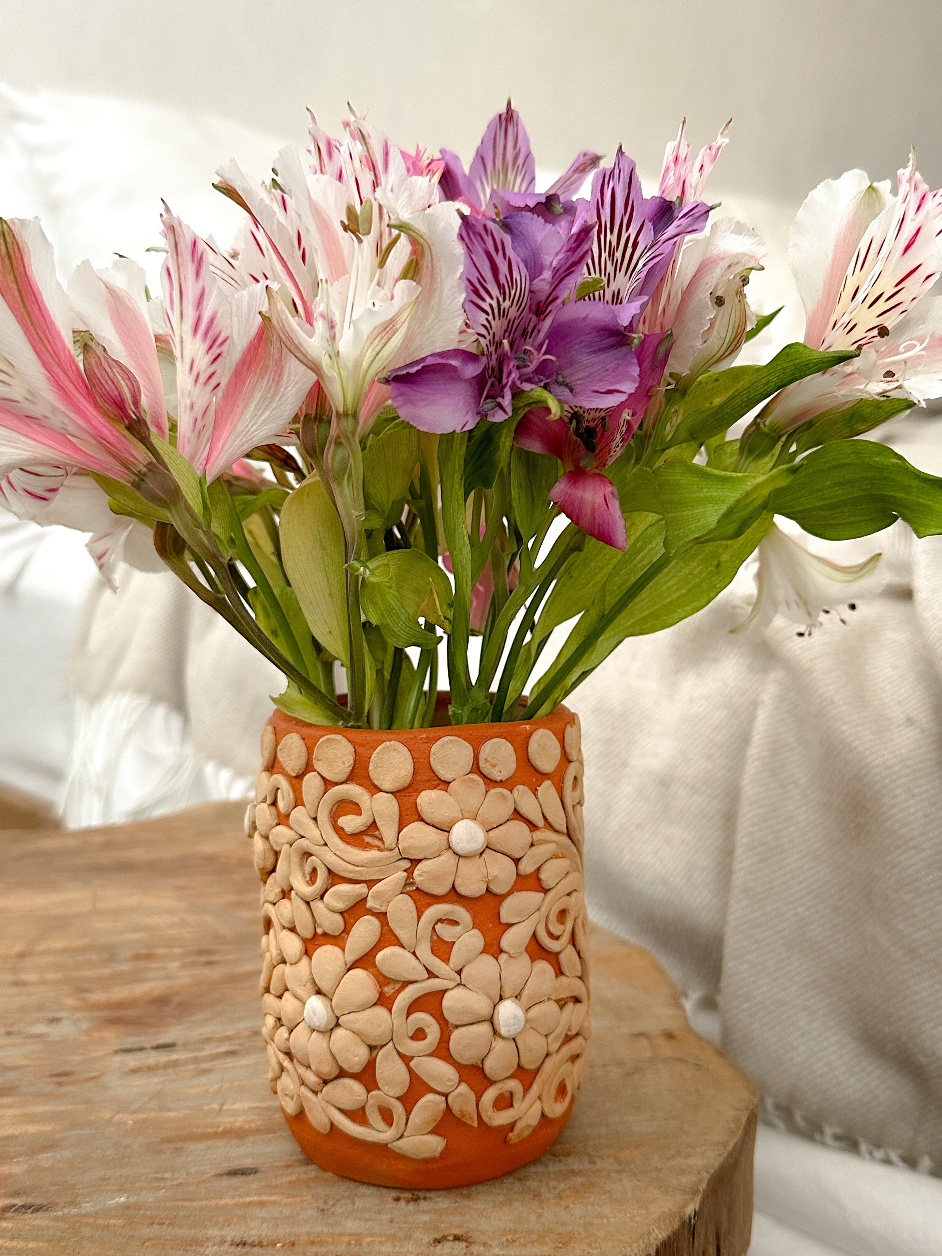 Atzompa Decorative Flower Vase