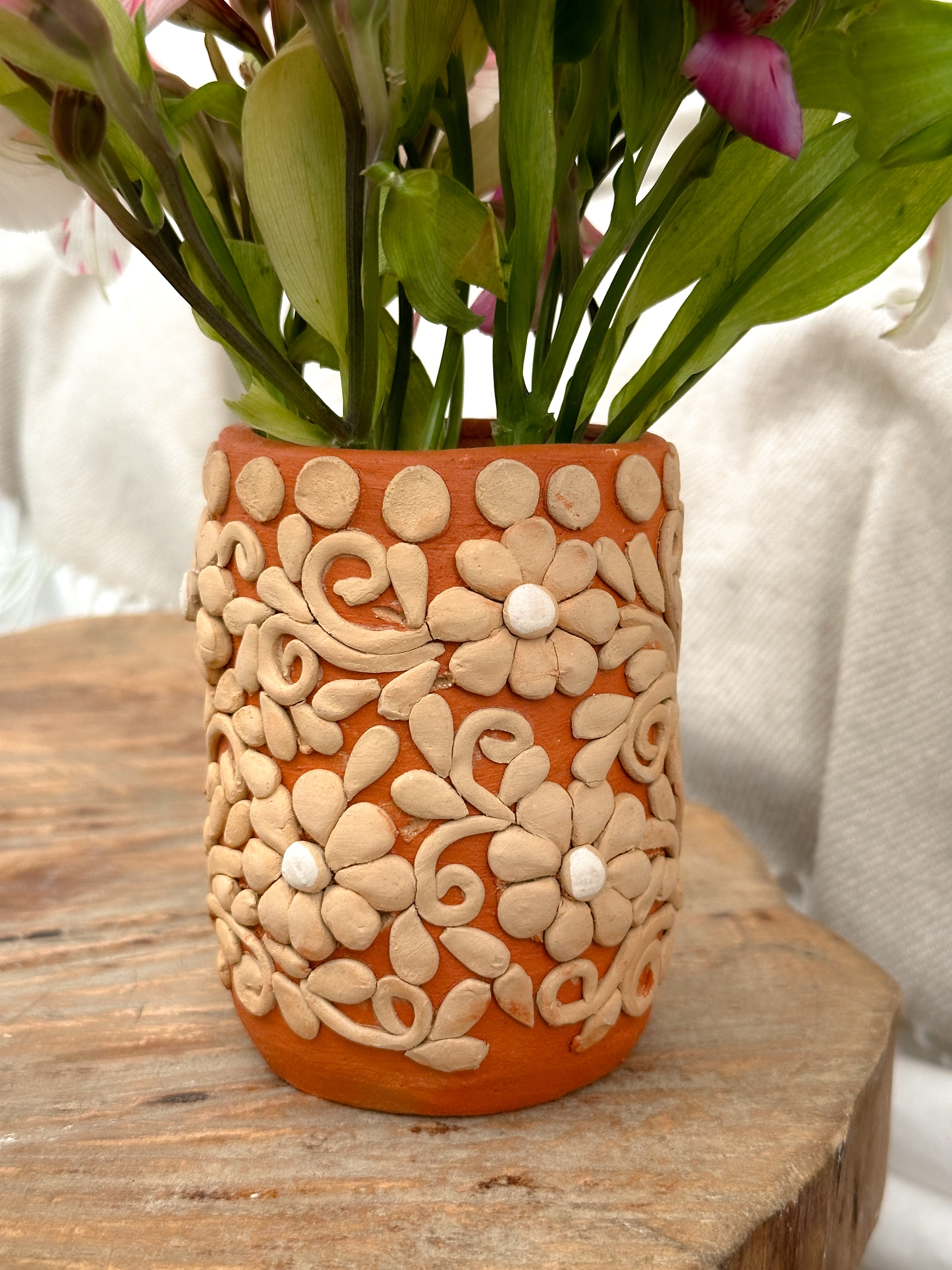 Atzompa Decorative Flower Vase