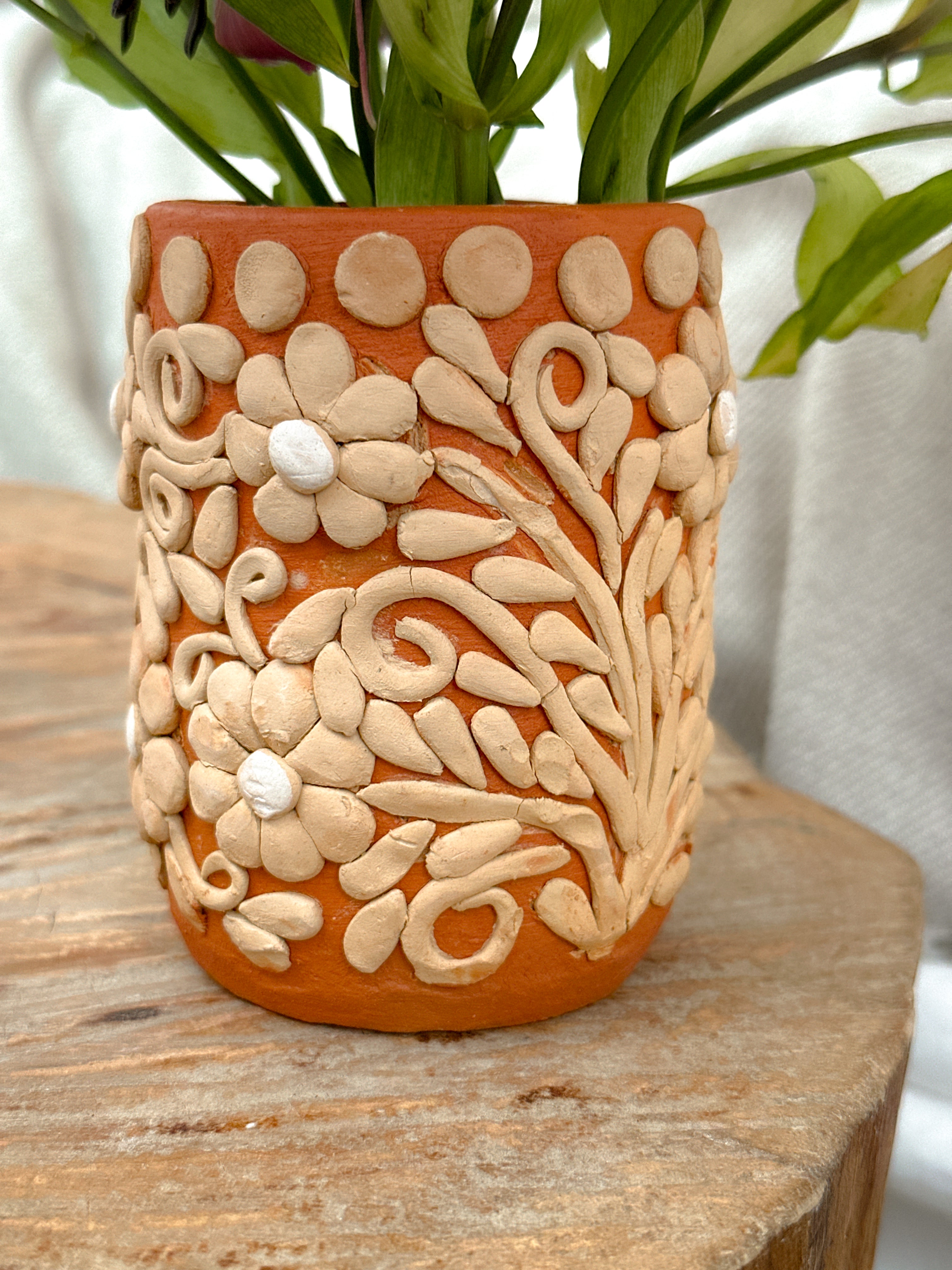 Atzompa Decorative Flower Vase