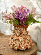 Jarrón decorativo de flores Atzompa