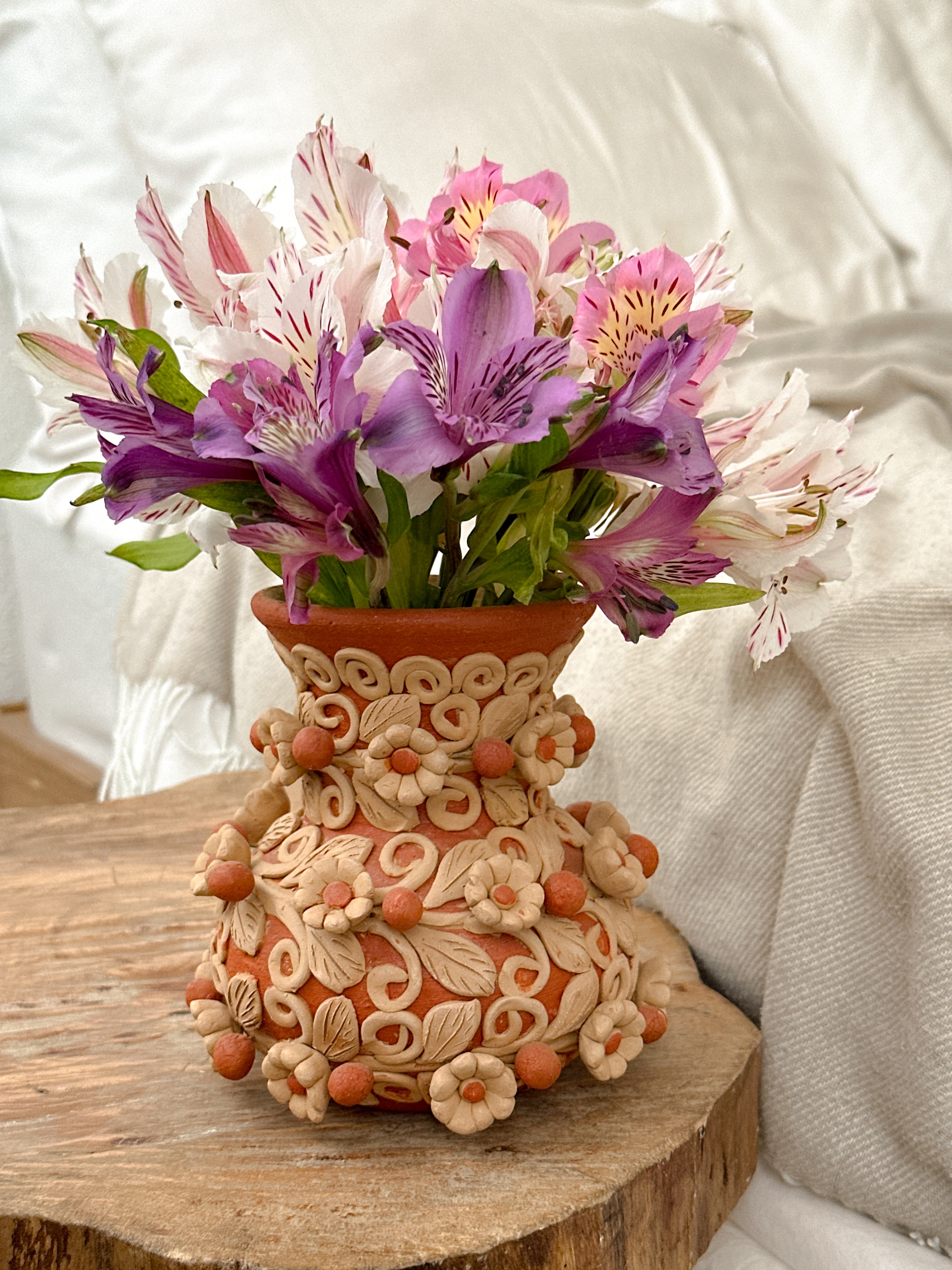 Atzompa Decorative Flower Vase