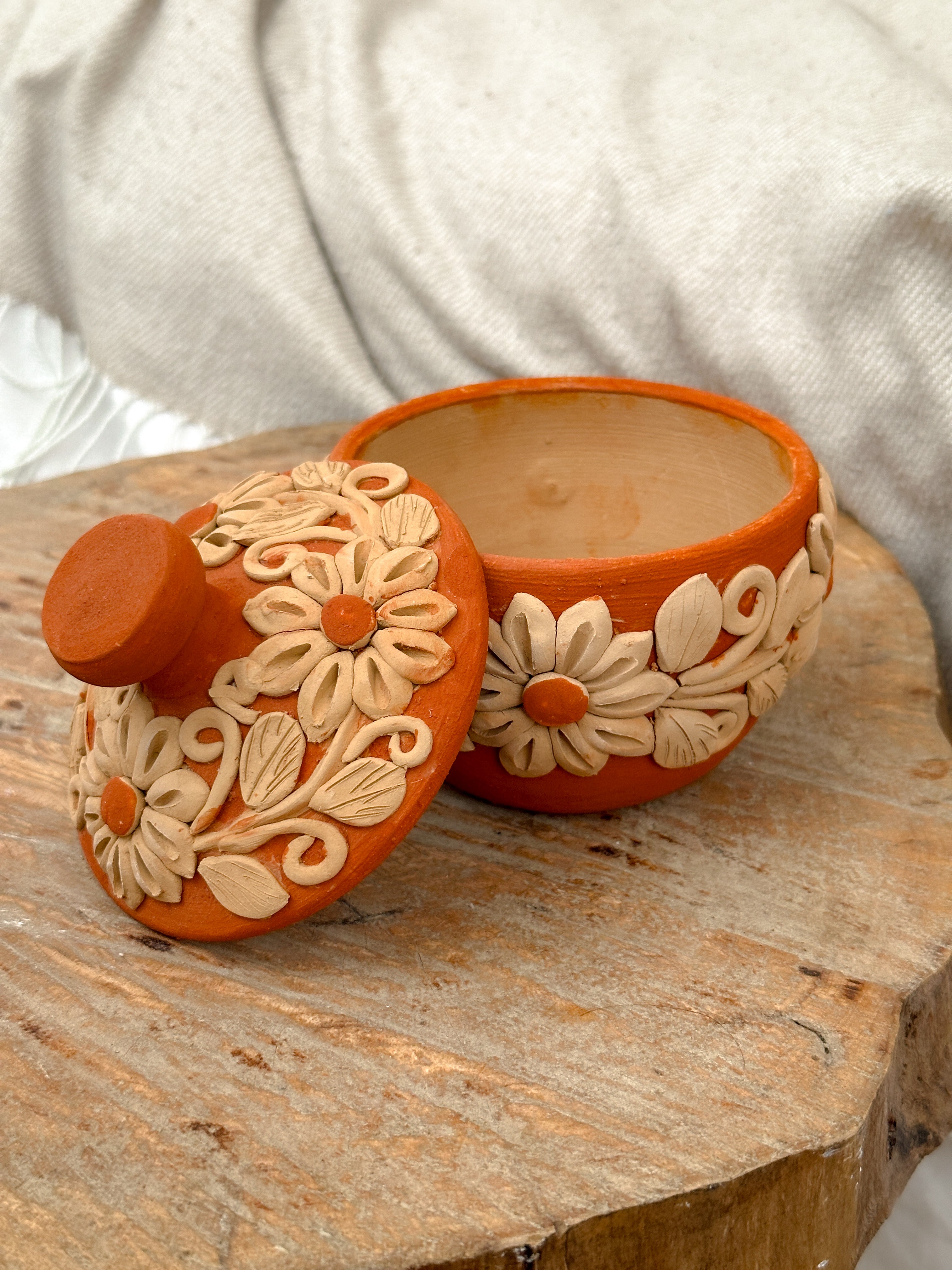 Atzompa Sugar Bowl