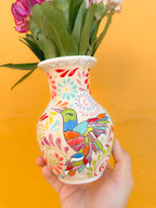 PEDIDO ANTICIPADO Jarrón pequeño de flores con forma de colibrí (ENVÍO EN APROX. 6-12 SEMANAS)