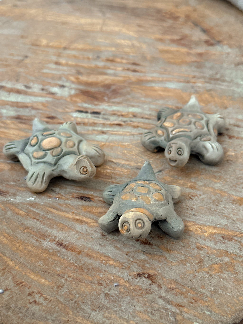 Juego de 3 mini tortugas
