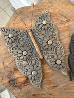 Juego de 2 mariposas decorativas de pared