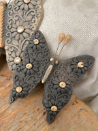 Juego de 2 mariposas decorativas de pared