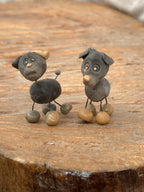 Juego de 4 mini cachorros