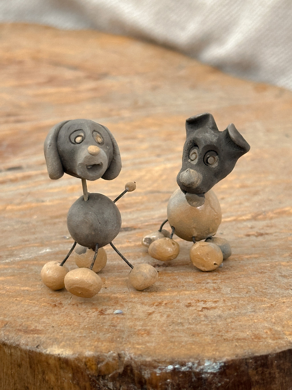 Juego de 4 mini cachorros