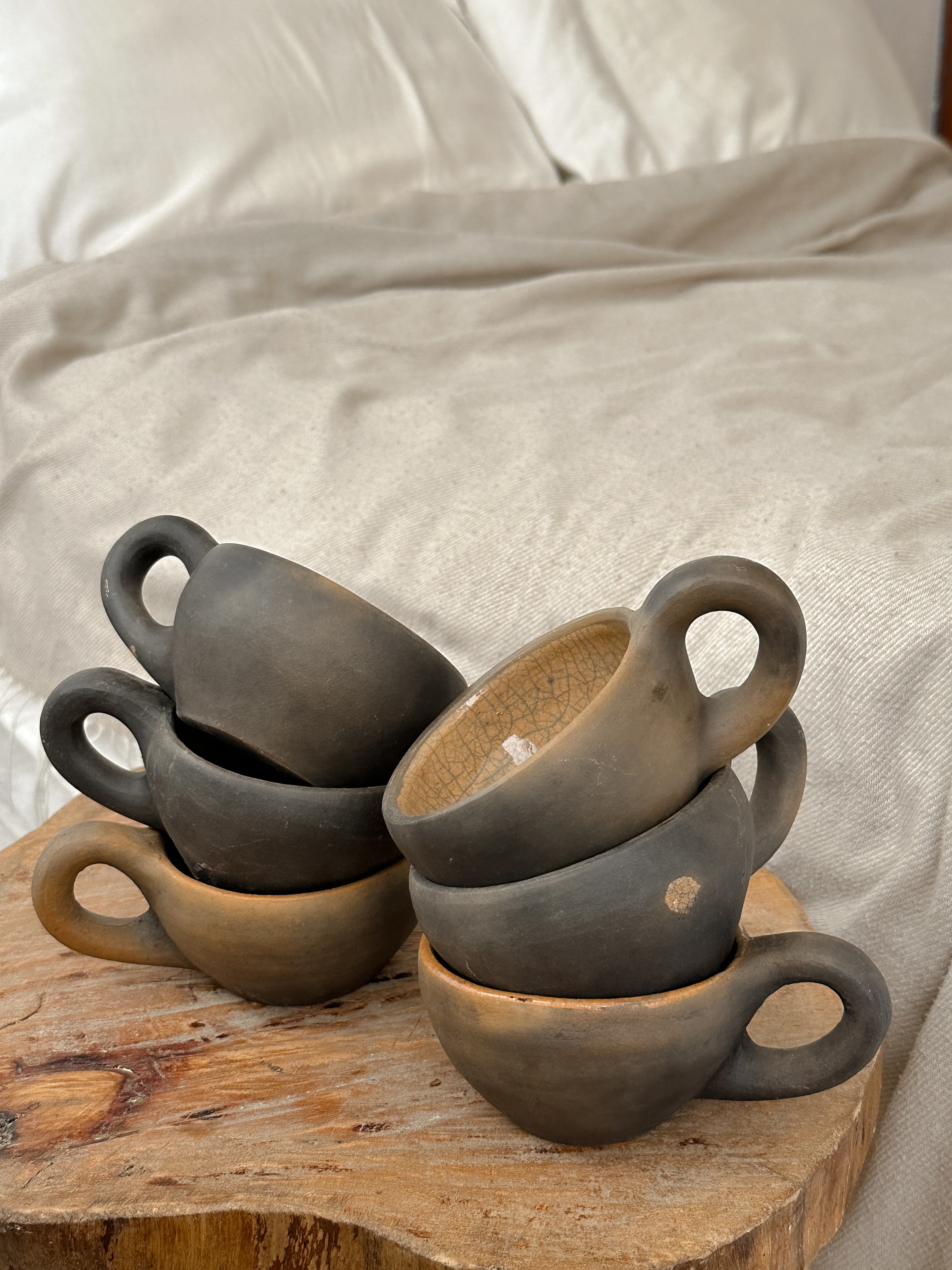 Set of 6 Atzompa Mugs