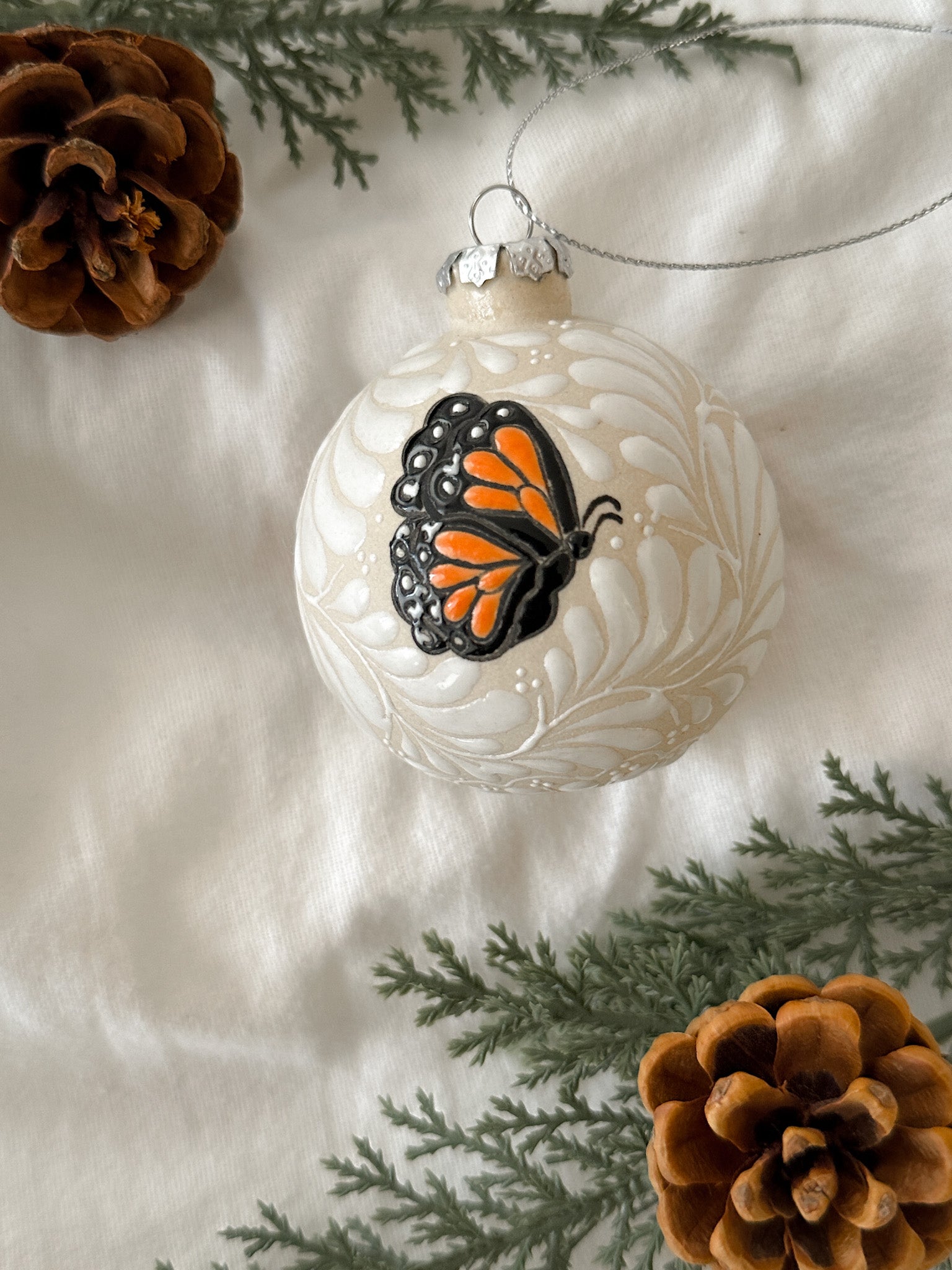 Adorno Navideño "Mariposa Monarca"