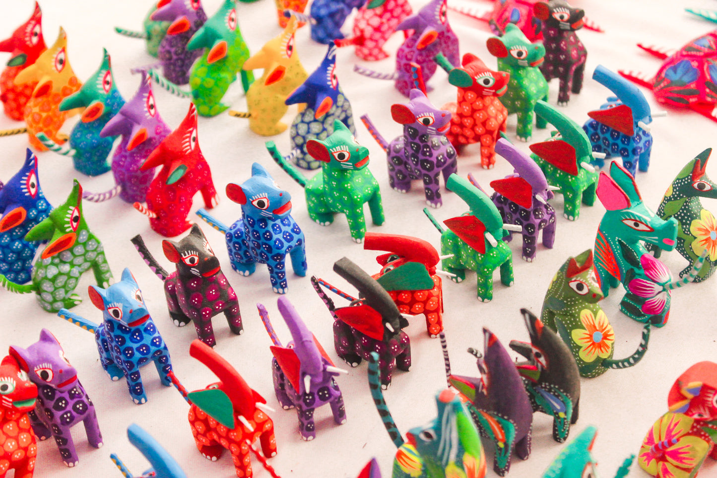 Conjunto de alebrijes