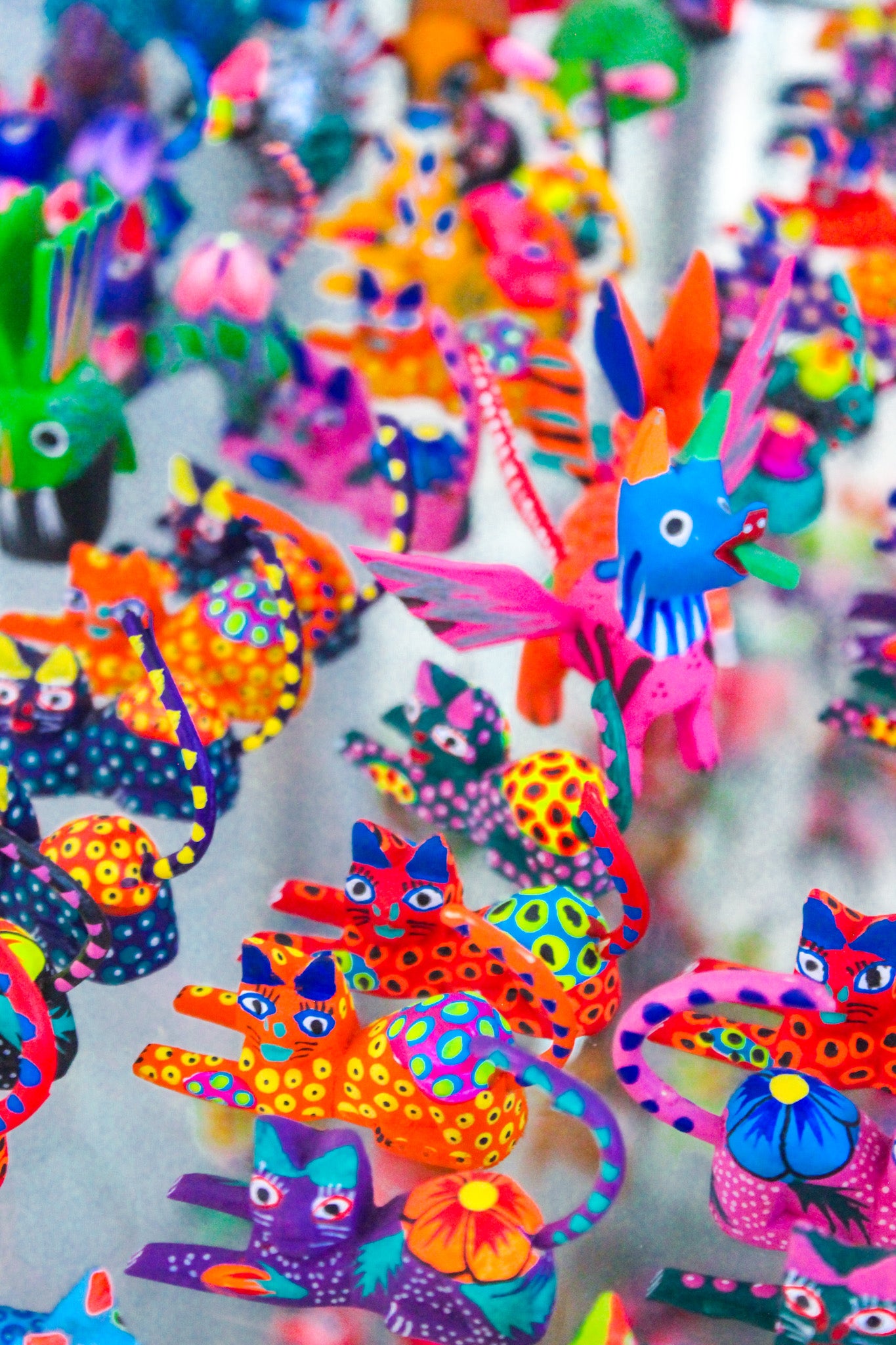 Conjunto de alebrijes