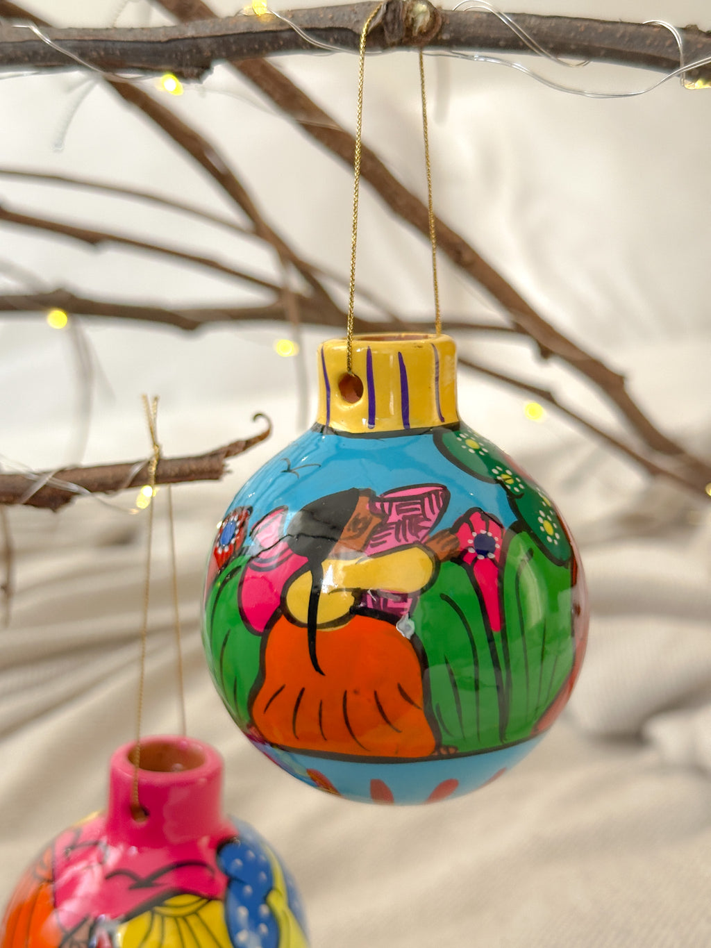 "Historias de México" Adornos Navideños Redondos Surtidos