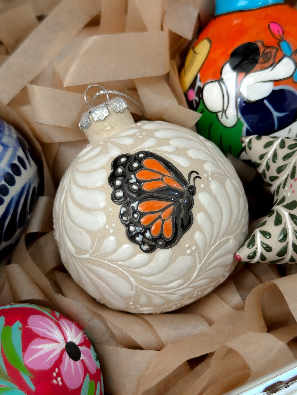 Caja navideña (adornos surtidos)