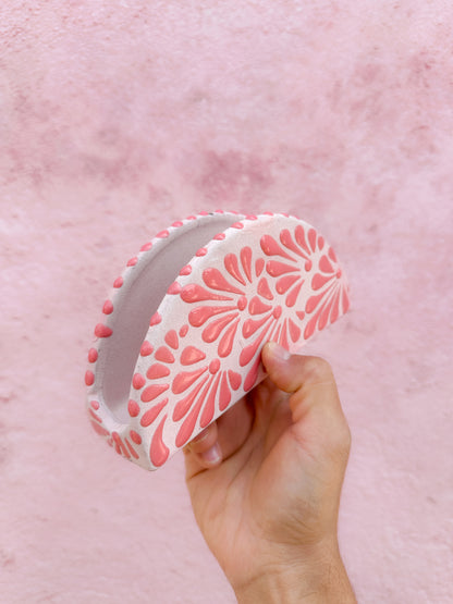 PRE-ORDER Pink Napkin Holder (SHIPS IN APPROX. 14 WEEKS)